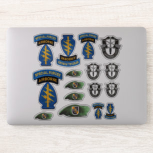 5th Special Forces Green Berets Contour Sticker