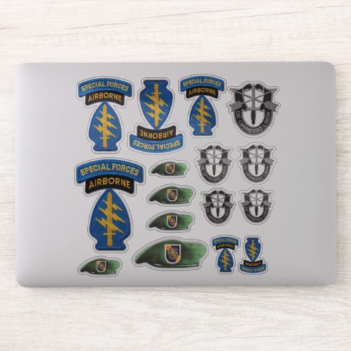 5th Special Forces Green Berets Contour Sticker