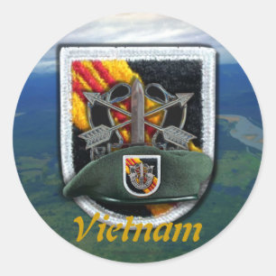 5th Special forces Green Berets flash nam Sticker