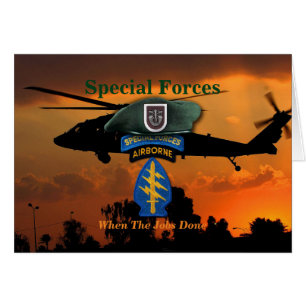 5th Special Forces Green Berets SF SFG Veterans Cards