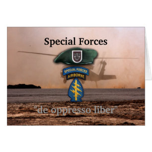 5th special forces green berets sf veterans cards