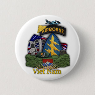 5th special forces green berets veterans Button