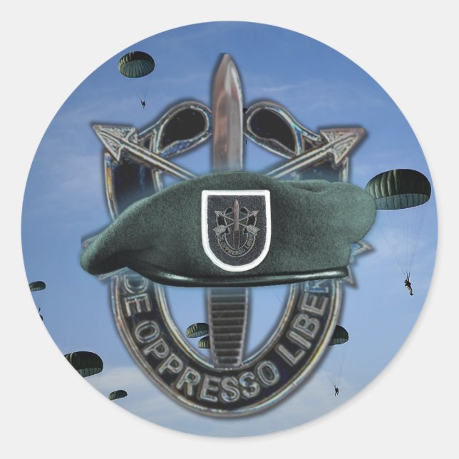 5th Special forces Green Berets veterans Sticker (Front)