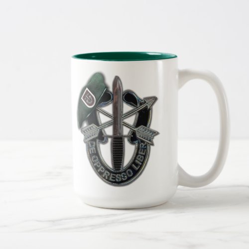 5th Special forces green berets veterans vets Two_Tone Coffee Mug