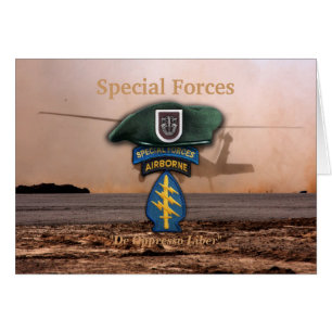 5th special forces green berets vets veterans cards