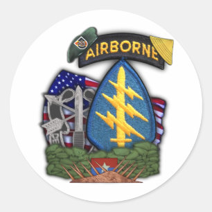 5th Special forces Green Berets vietnam Sticker