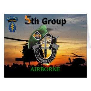 5th special forces green berets vietnam war vets cards