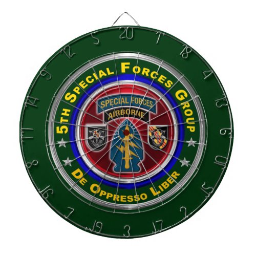5th Special Forces Group Airborne Dart Board