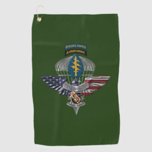 5th Special Forces Group (Airborne) Eagle Golf Towel