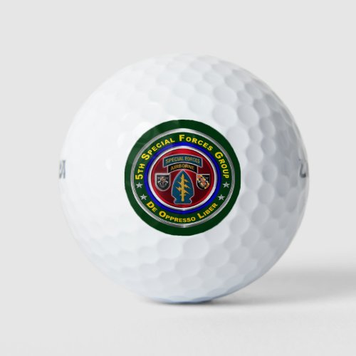 5th Special Forces Group Airborne Golf Balls