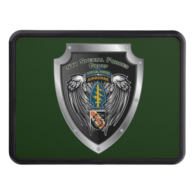 5th Special Forces Group (Airborne) Hitch Cover (Front)