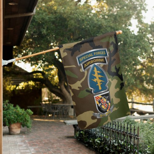5th Special Forces Group Airborne House Flag