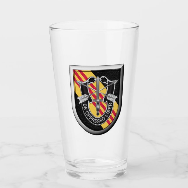 5th Special Forces Group (Airborne) Insignia Glass (Front)