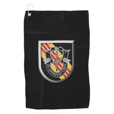 5th Special Forces Group (Airborne) Insignia Golf Towel 5th Special Forces Group (Airborne) Insignia Golf Towel