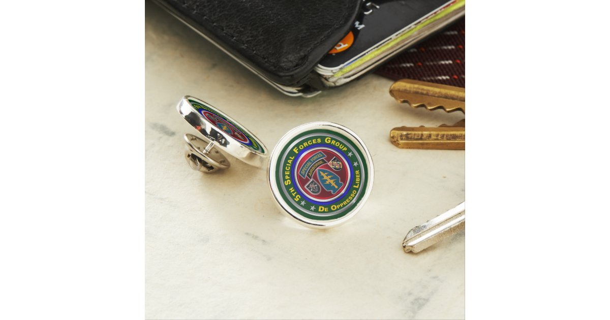 5th Special Forces Group Airborne Lapel Pin Zazzle
