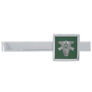 5th Special Forces Group (AIRBORNE) Silver Finish Tie Bar