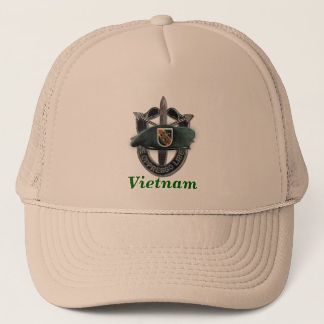 5th special forces group crest vietnam vets Hat (Front)