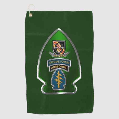 5th Special Forces Group   Golf Towel