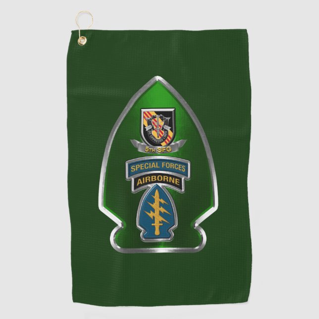 5th Special Forces Group   Golf Towel (Front)