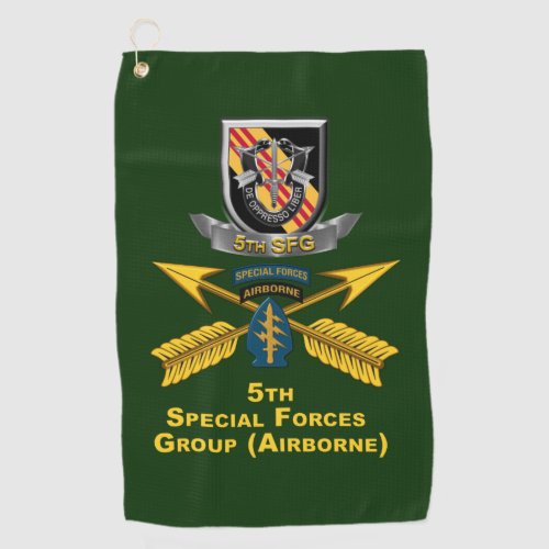5th Special Forces Group  Golf Towel