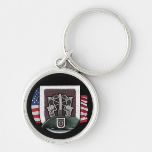 5th Special Forces group Green Berets Keychain