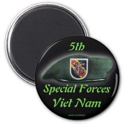 5th special forces group Green Berets  Magnet