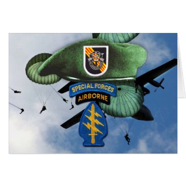 5th Special Forces Group Green Berets SF SFG SFGA Card 5th Special Forces Group Green Berets SF SFG SFGA Card