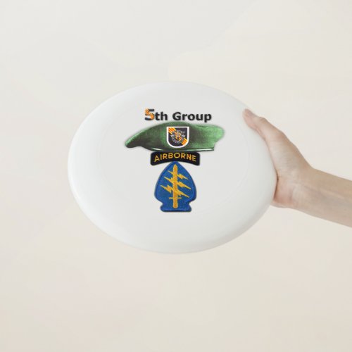 5th Special Forces Group Green Berets SF SFG Vets Wham_O Frisbee