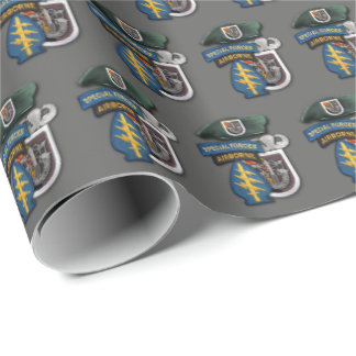 5th Special Forces Group Green Berets SF SOF SFG Wrapping Paper