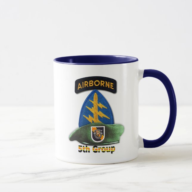 5th Special Forces Group Green Berets SFG SF LRRP Mug (Right)