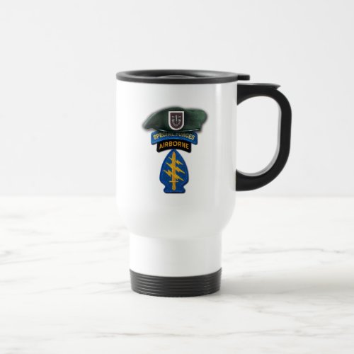 5th special forces group green berets SFG SF Travel Mug