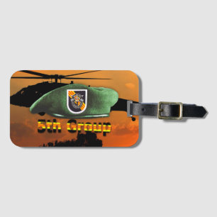 5th Special Forces Group Green Berets SFG SF Vets Luggage Tag