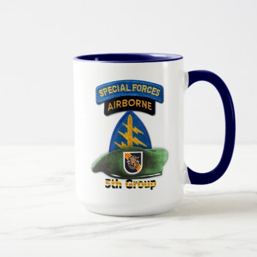 5th Special Forces Group Green Berets SFG SF Vets Mug