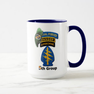 5th Special Forces Group Green Berets SFG SF Vets Mug