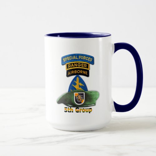 5th Special Forces Group Green Berets SFG SF Vets Mug