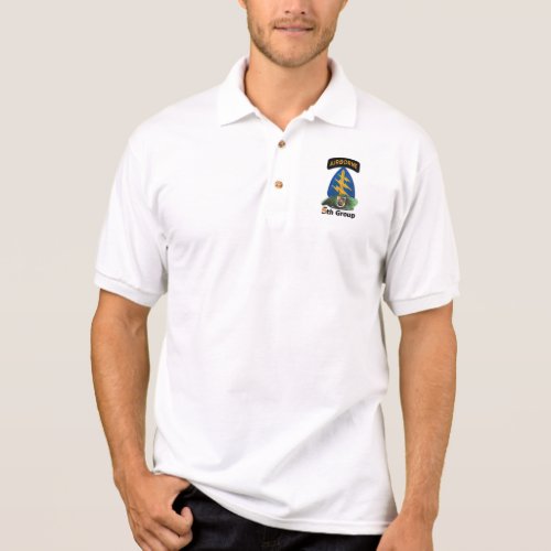5th Special Forces Group Green Berets SFG SF Vets Polo Shirt