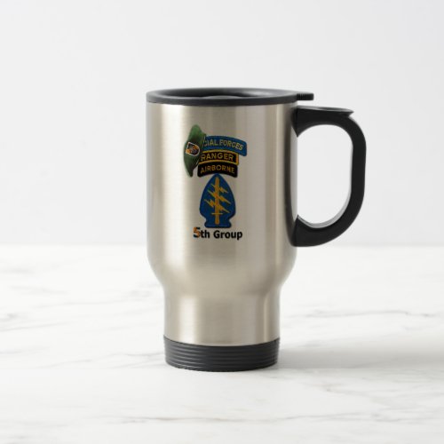 5th Special Forces Group Green Berets SFG SF Vets Travel Mug