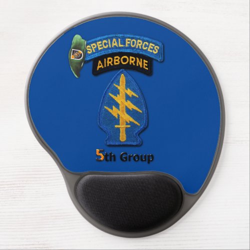 5th Special Forces Group Green Berets veterans Gel Mouse Pad