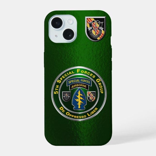 5th Special Forces Group Iphone Case (Back)