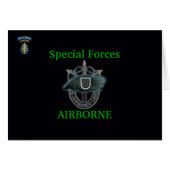 5th special forces group iraq gulf war vets Card (Front Horizontal)