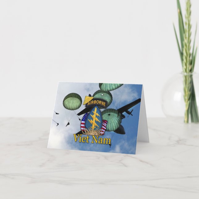 5th special forces group iraq vets veterans Card (Front)