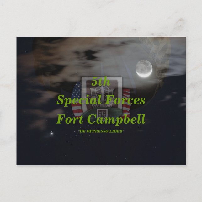 5th special forces group son green berets Postcard (Front)