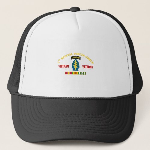 5th Special Forces Group Vietnam Veteran Veterans  Trucker Hat