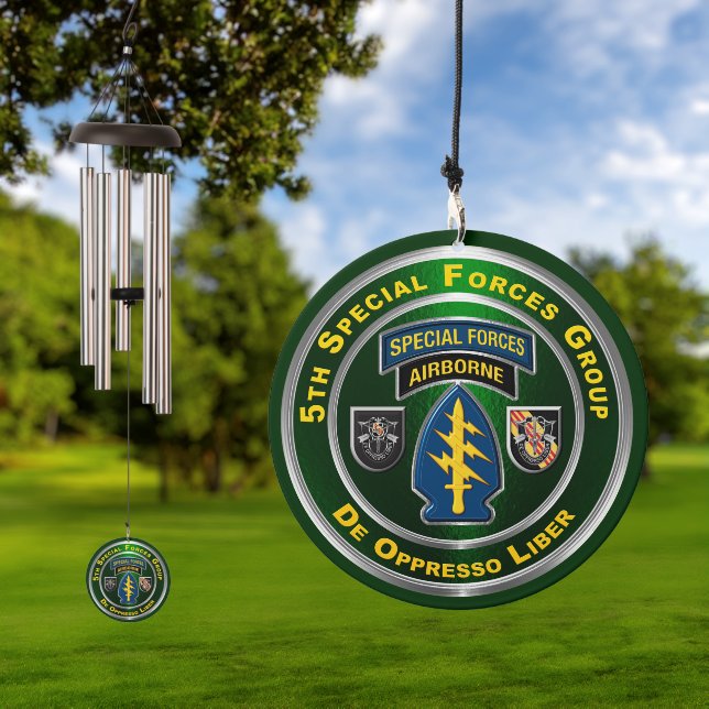 5th Special Forces Group Wind Chime (Outdoor)