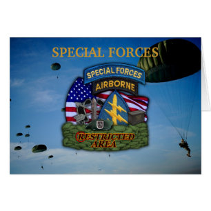 5th special forces veterans vets Card