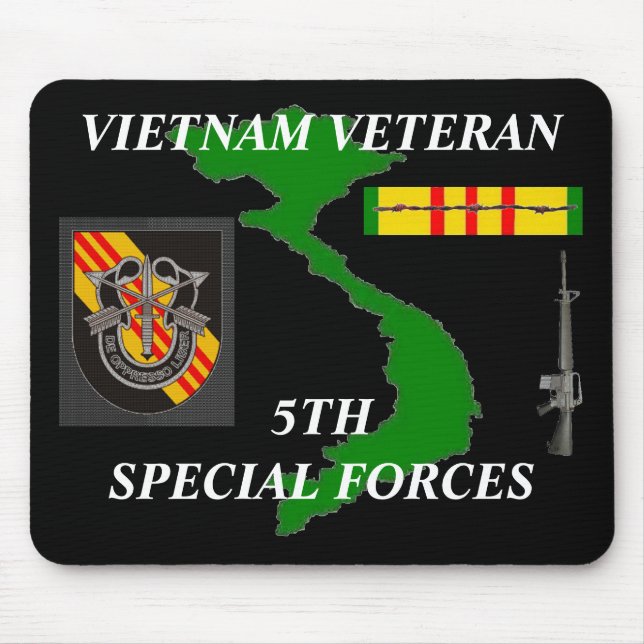 5th Special Forces Vietnam Mousepad 2/b (Front)