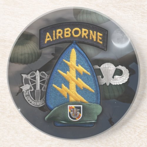 5th special forces vietnam nam beer Coaster