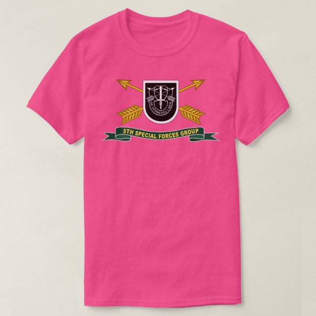 5th Special s Group Flash w Br Ribbon X T-Shirt (Design Front)