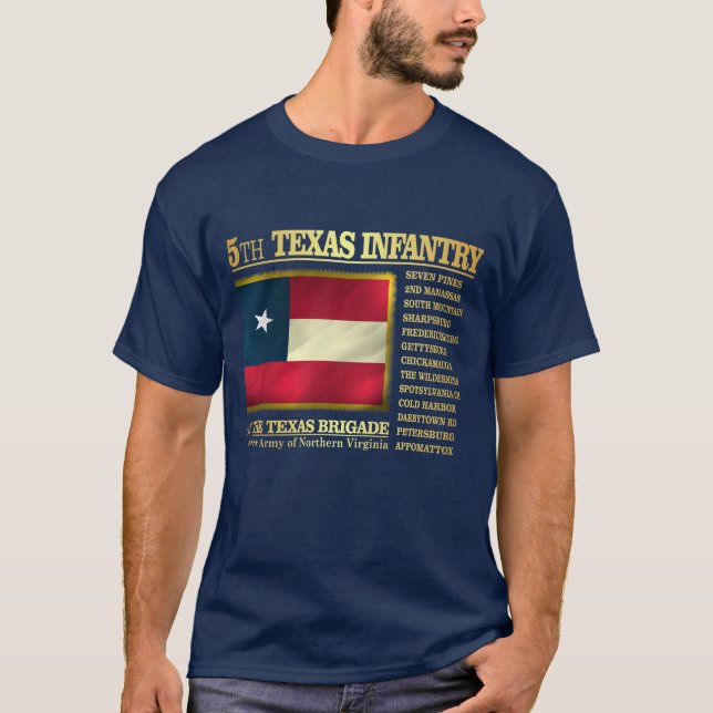5th Texas Infantry (BA2) T-Shirt (Front)