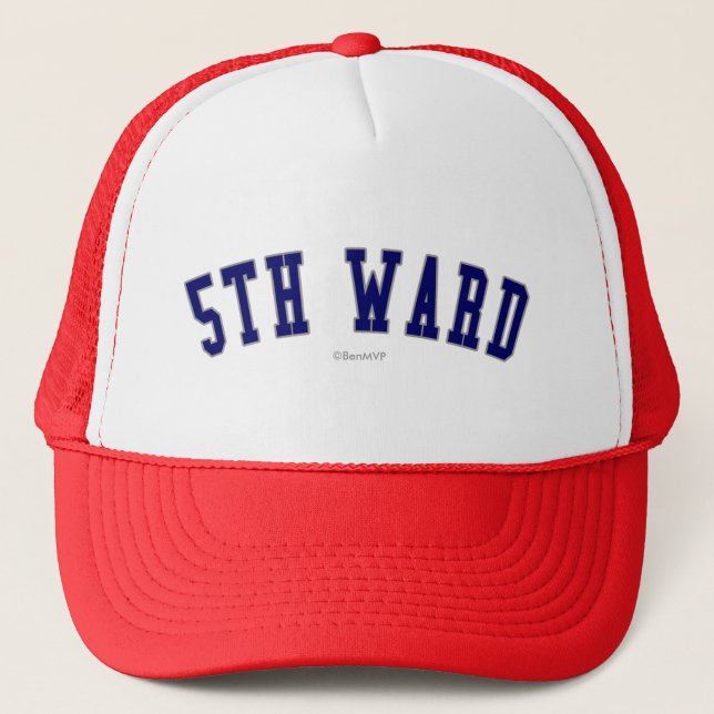 5th Ward Trucker Hat (Front)